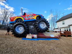 Monster Truck Deluxe XL Bounce and 15' Slide
