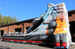 20' Shark Mouth Fighter Jet Water Slide