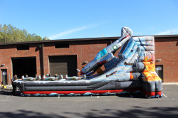 Fighter jet water slide 4 1690391427 20' Shark Mouth Fighter Jet Dry Slide