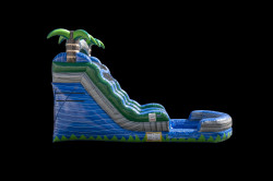 blue crush dual lane water slide 1670351346 15' Blue Crush Dual Lane Water Slide