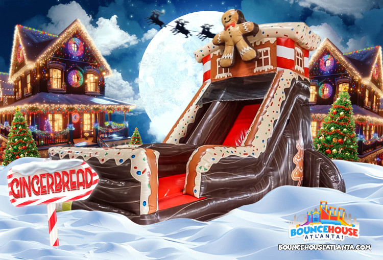 19' Gingerbread House Dry Slide