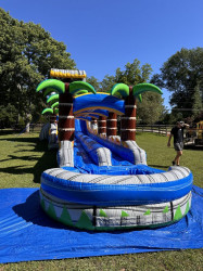 24' Tropical Wave Dual Lane Slip N Slide