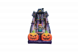 Haunted mansion dry slide2 1728662632 24' Dual Lane Haunted Mansion Slide