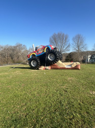 Monster Truck Deluxe XL Bounce and 15' Slide