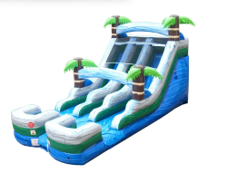 Tropical marble dual lane 1743078268 15' Tropical Marble Dual Lane Water Slide